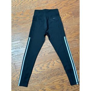 ADIDAS WOMEN'S CLIMALITE BLACK ACTIVE TRAINING LEGGINGS Sz SMALL